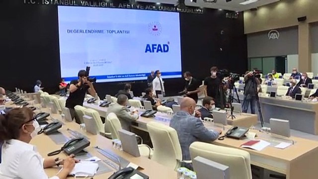 İçişleri Bakanı Soylu, İstanbul Afet Koordinasyon ve Değerlendirme Toplantısı'na katıldı - İSTANBUL