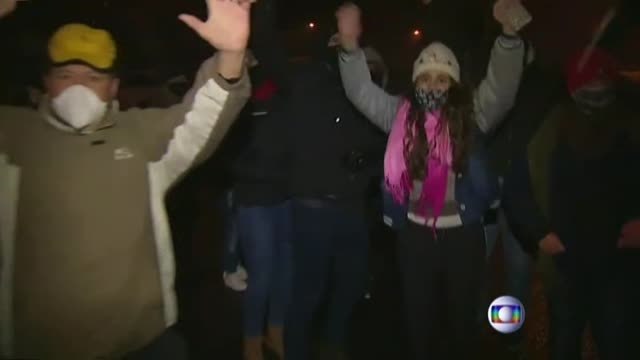 Un histórico frente frío causa nevadas en el sur de Brasil