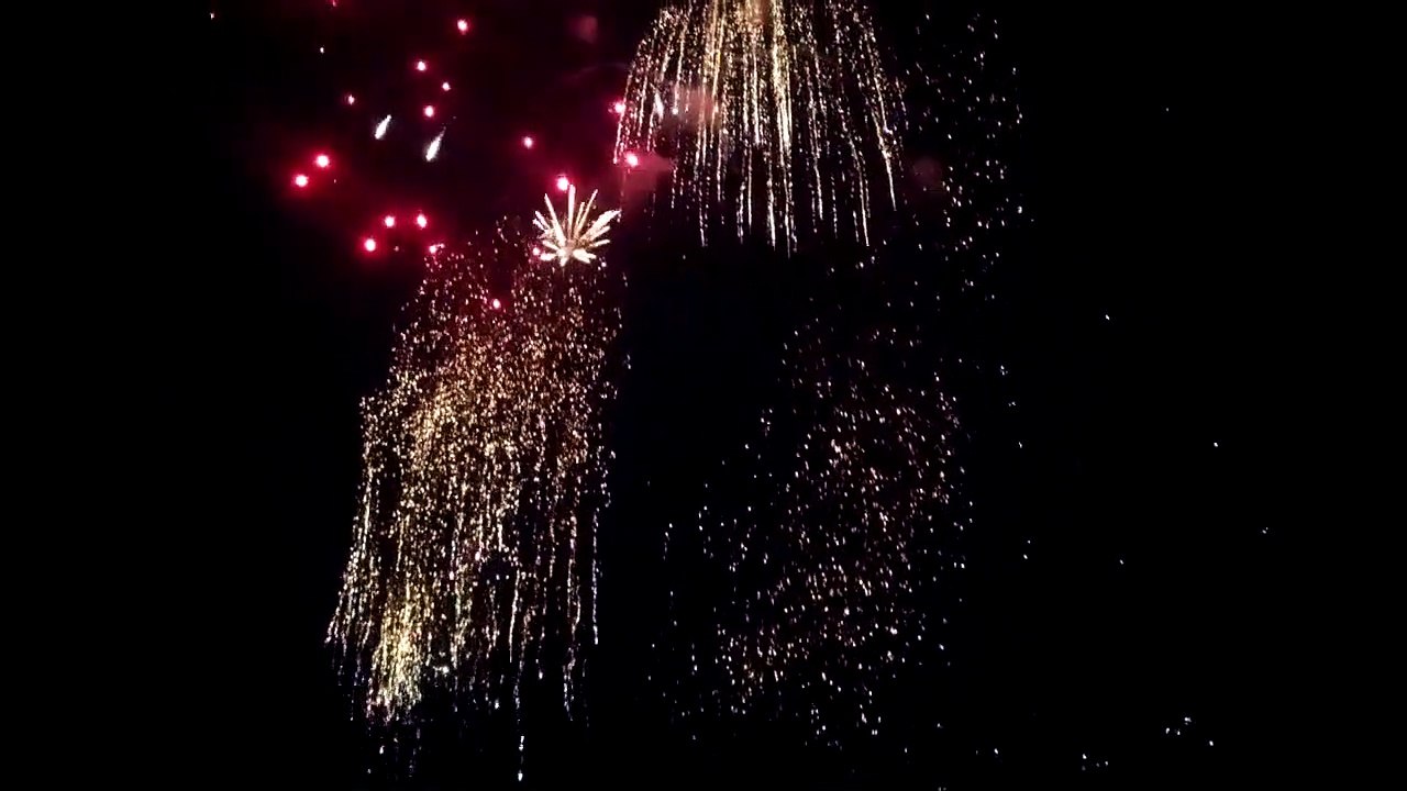 Feuerwerk zur Osterwiese 2015 Teil 2