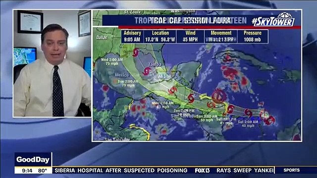 Tropical Storm Laura forms two hurricanes in the Gulf of Mexico