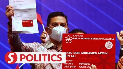 Azmin, supporters officially join Bersatu