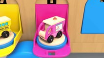 Learn Colors with Toy  Street Vehicles Parking - Colors Collection