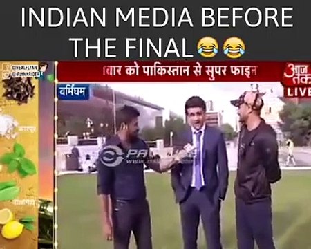 Indian media before and after championship expectations Vs reality Pakistan cricket is at best one minute down next minute up remember these words