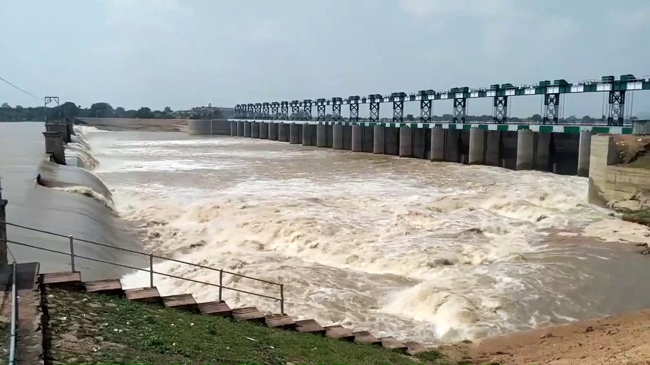 जिले में अभी तक औसत से 4४ फीसदी बारिश, कुछ बांध...