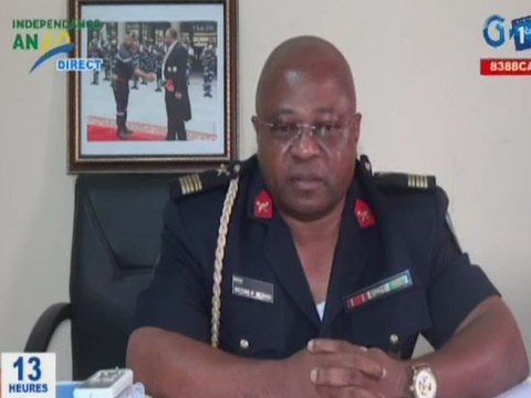 RTG / Rencontre avec le colonel Richard MEZEME NGUEMA, Commandant Sapeurs - Pompiers pour des précisions sur l’opération de repêchage du proviseur du lycée d'Adiwa