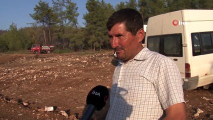 Serik'teki orman yangını 4,5 saat sonra kontrol altına alındı