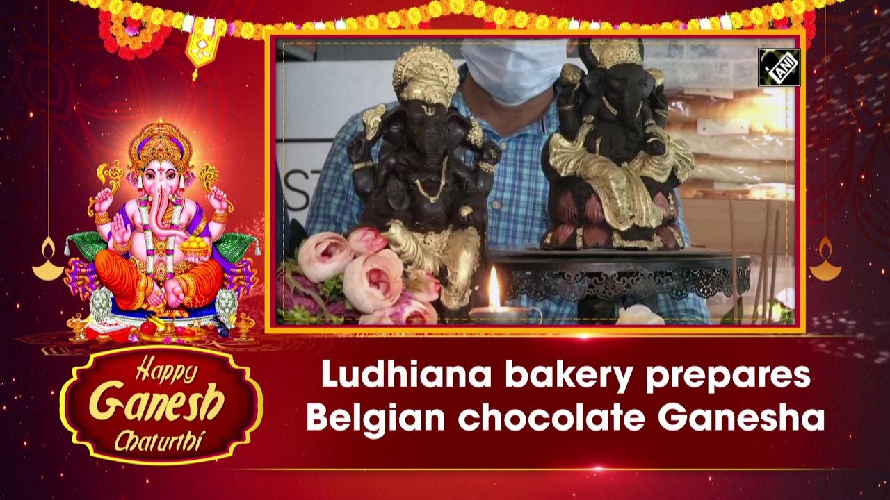 Ludhiana bakery prepares Belgian chocolate Ganesha