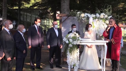 TBMM Başkanı Şentop, nikah şahidi oldu - BOLU