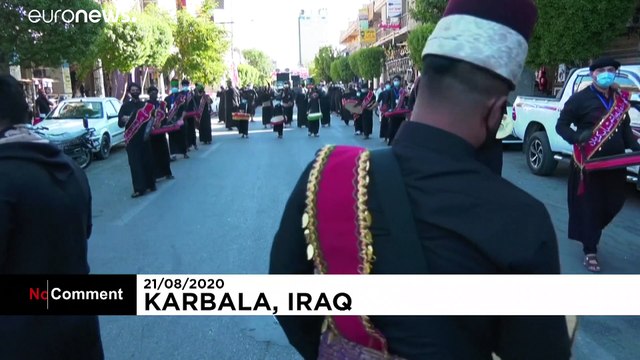 İrak'da düzenlenen Kerbela matem törenine bu yıl İranlılar Covid-19 nedeniyle katılamadı