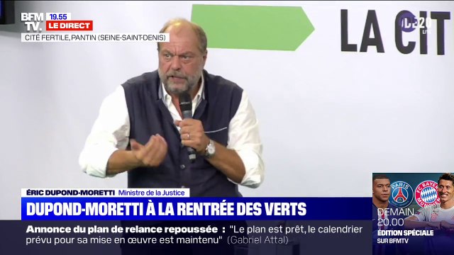 Dupond-Moretti affirme que les premières mesures qu'[il] va prendre concernent la lutte contre les violences faites aux femmes