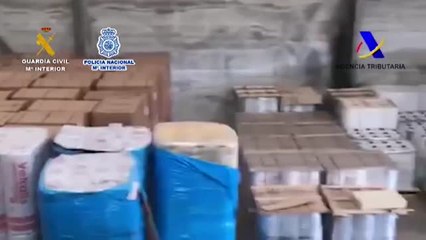 Cae una red criminal especializada en la fabricación clandestina de cigarrillos