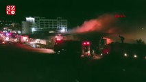 Ankara Yenimahalle'de kargo firmasının deposu yanıyor