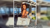 ✅  Maura Higgins stuns in extremely small strapless bikini on girls' break in Crete