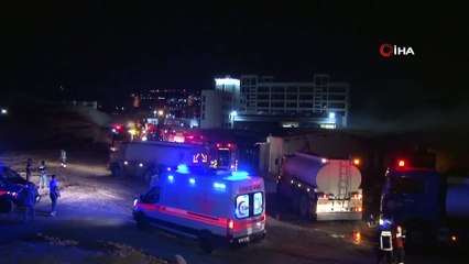 Ankara’da korkutan depo yangını