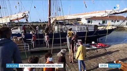 Le Gallant, un navire marchand qui n'utilise que ses voiles