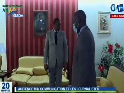 RTG / Audience entre le Ministre de la communication et les membres du Réseau National des Journalistes Indépendants du Gabon (RENAJI) 