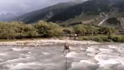Indian army soldier warrior training for survivor