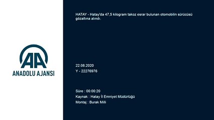 Otomobilde 47,5 kilogram takoz esrar ele geçirildi - HATAY