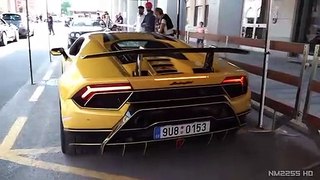 TWIN TURBO Lamborghini Huracan Performante with Straight Pipes    Start Up, Revs, Acceleration!