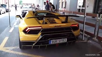 TWIN TURBO Lamborghini Huracan Performante with Straight Pipes    Start Up, Revs, Acceleration!