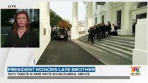 President Trump Honors Late Brother With White House Funeral Service - TODAY