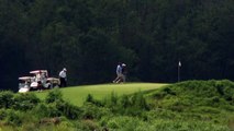 WATCH- President Trump goes golfing at his Virginia club