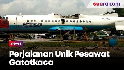 Cerita Unik Perjalanan Pesawat Gatotkaca ke Jogja
