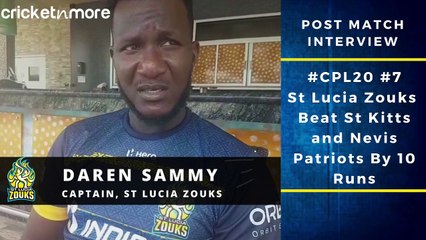 #CPL20 - Post Match Interview Daren Sammy