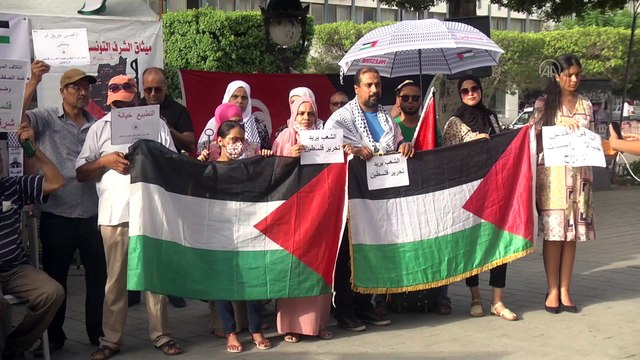 İsrail ile normalleşme anlaşmasına karşı gösteri düzenlendi - TUNUS