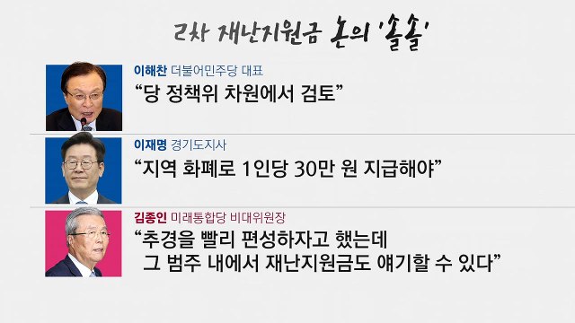 코로나19 대유행 중대기로...정치권 2차 재난지원금 공감대 / YTN