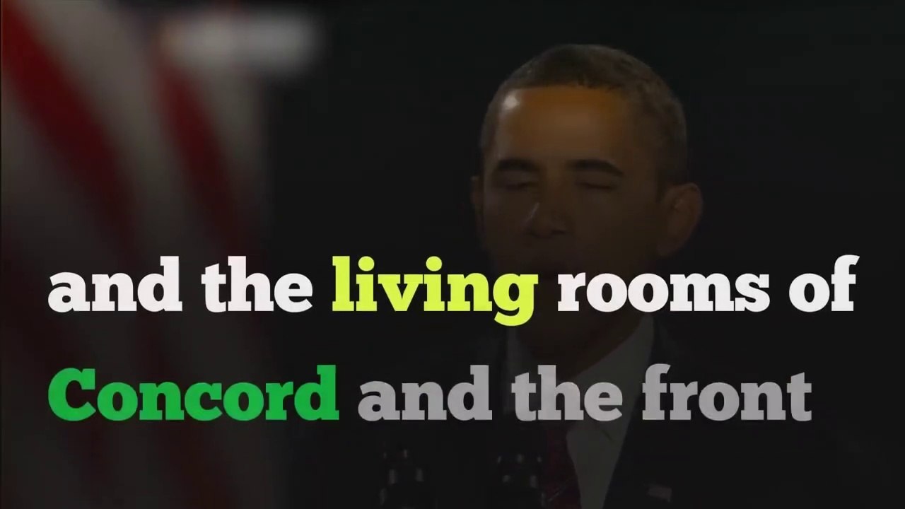 ENGLISH SPEECH - BARACK OBAMA- Yes We Can (English Subtitles)
