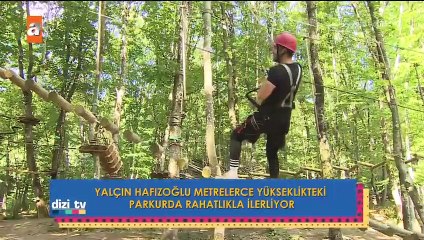 Yalçın Hafızoğlu ve Hazal, özel parkur alanında farklı aktiviteleri denedi!