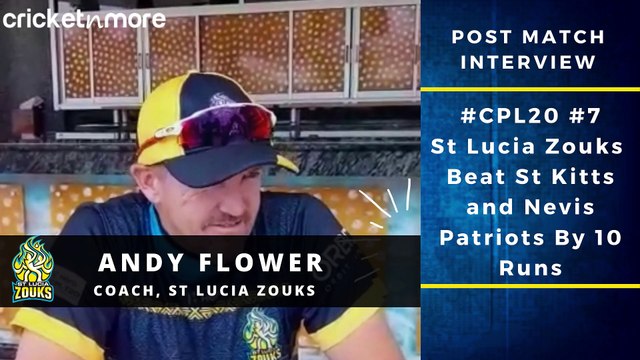 Interview Of St Lucia Zouks's Coach Andy Flower
