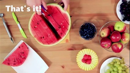 THREE TYPES OF WATERMELON CUTTER
