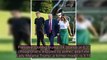Barron Trump, 14, Towers Over Dad Donald Trump and Waves To Press While Boarding Air Force One - Live