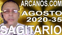 SAGITARIO AGOSTO 2020 ARCANOS.COM - Horóscopo 23 al 29 de agosto de 2020 - Semana 35
