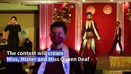 Thai deaf beauty pageant highlights hardships for disabled during pandemic