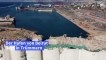 Drohnenbilder zeigen Ausmaß der Zerstörung im Hafen von Beirut