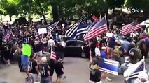 Violentos enfrentamientos entre manifestantes pro Trump y defensores del Black Lives Matter en Portland