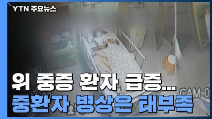 위·중증 환자 급증...중환자 병상은 태부족 / YTN