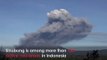 Deadly Mount Sinabung Volcano Spews Hot Ash and Smoke