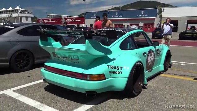 Widebody Porsche 930 Turbo by Rauh-Welt Begriff RWB in Action! Start Up, Revs, Accelerations!