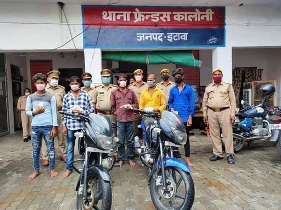 पुलिस ने चोर गिरोह के पांच सदस्यों को किया गिरफ्तार
