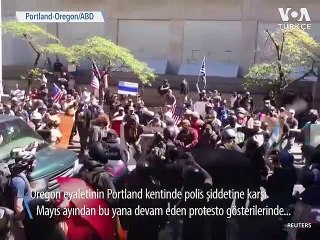 Portland’da Göstericiler Arasında Çatışmalar