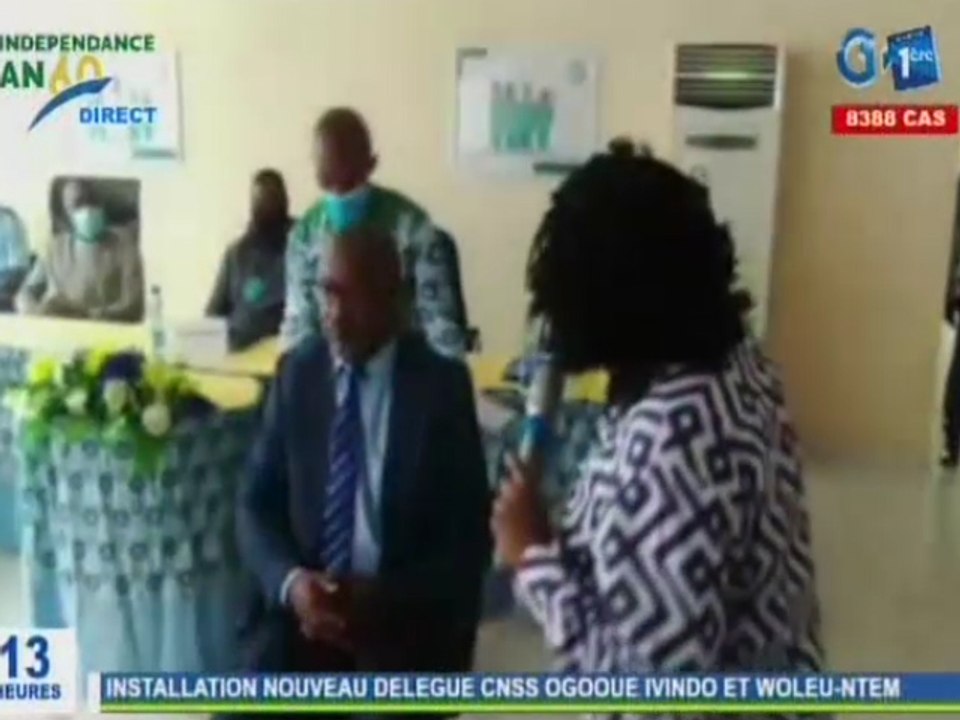 RTG / Installation du nouveau délégué CNSS Ogooue Ivindo et Woleu-NTEM