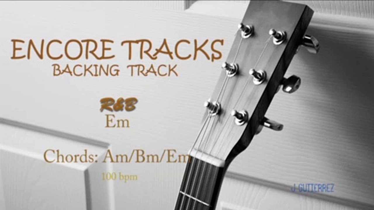Backing track R&B Em