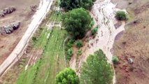 Sel, tarım arazilerine zarar verdi - AĞRI