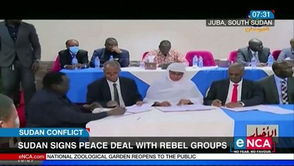 Sudan signs peace deal with rebel groups