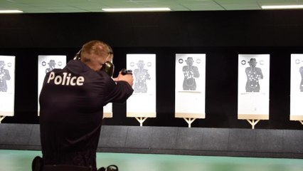 Le ministre David Clarinval visite l'académie de police de Namur