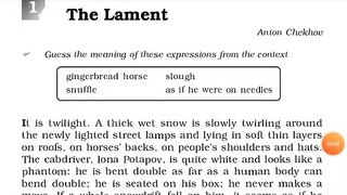 y2mate.com - The Lament by Anton Chekhov part 1 Class 11 Eng. Woven Words ch.1  explanation i_1